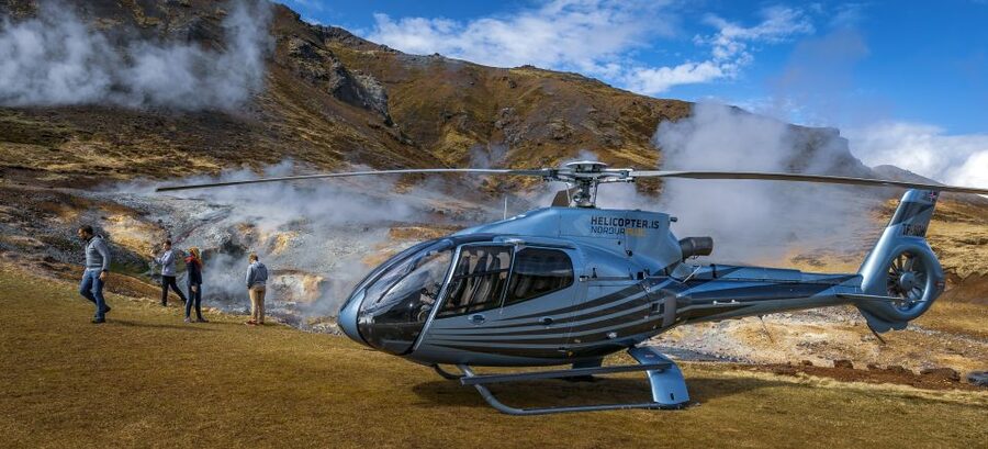 1-Hour Helicopter Tour in Iceland: The Geothermal Tour - From Reykjavik airport to Iceland’s volcanic country