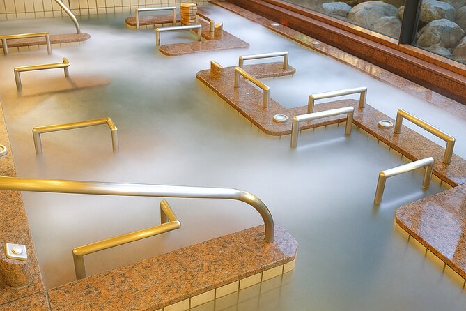 2 Hours Hiroshima Hot Spring Tour - Indoor baths, outdoor water, and a large sauna