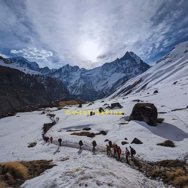 5-Day Annapurna Base Camp Trek with Natural Hot Springs - Day 1: Pokhara to Lower Sinuwa through Jhinu