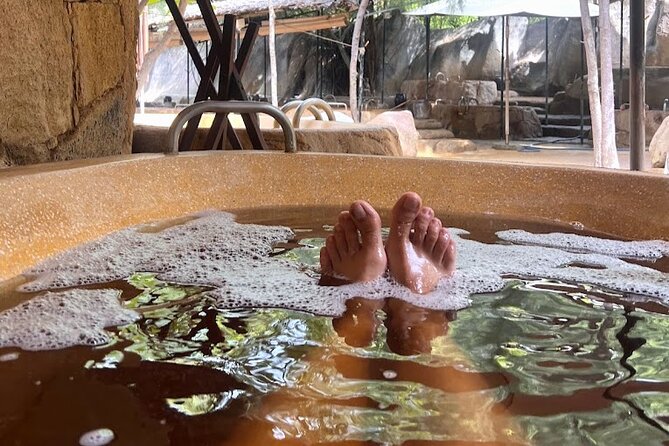 5-Hour Family Retreat with Hot Springs and Mud Baths in Nha Trang - Changing clothes before the mud bath