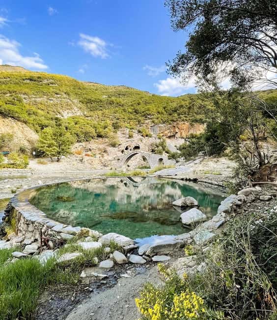A Day in Permet: Swim in Thermal Baths and Langarica Canyon - The road from Saranda to the Përmet area