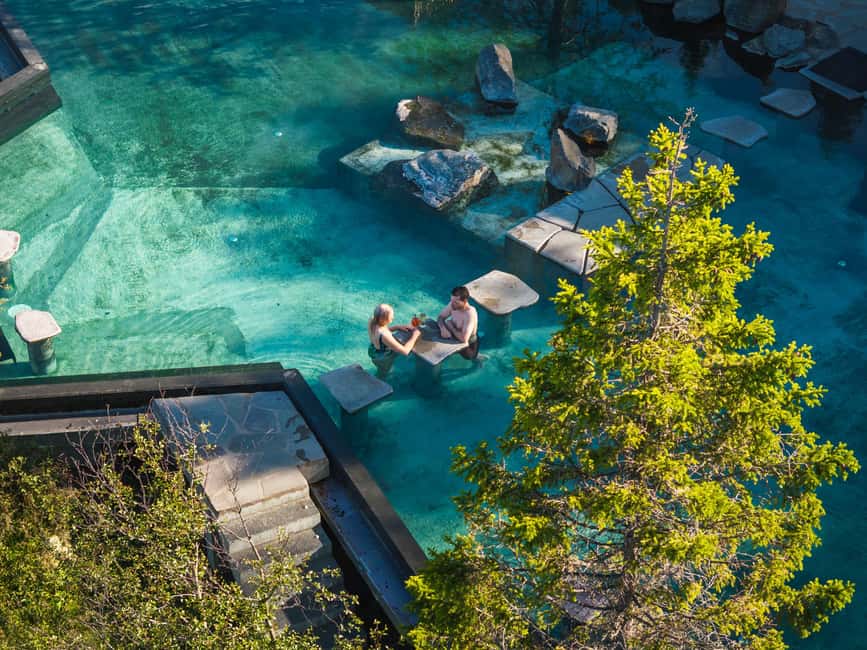 Akureyri: Admission to Forest Lagoon with Towel and Drink - The swim-up bar and included drink