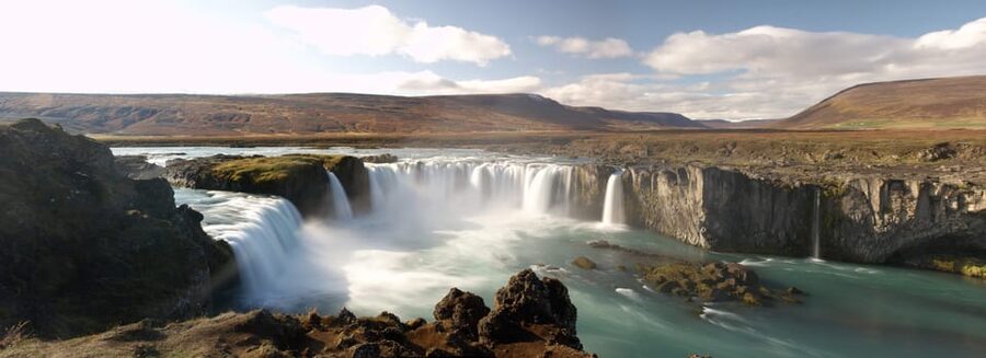 Akureyri Port: Goðafoss and the Forest Lagoon Tour - The road along Eyjafjörður is part of the reward
