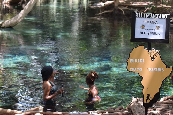 Amazing Chemka (Kikuletwa) Hot Spring Day Trip | BURIGI CHATO SAFARIS CO LTD - Barbecue lunch beneath the trees