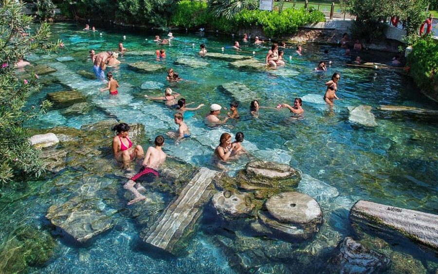 Antalya, Belek, Side, Kemer: Pamukkale Day Trip With Lunch - Walking Barefoot on the White Terraces