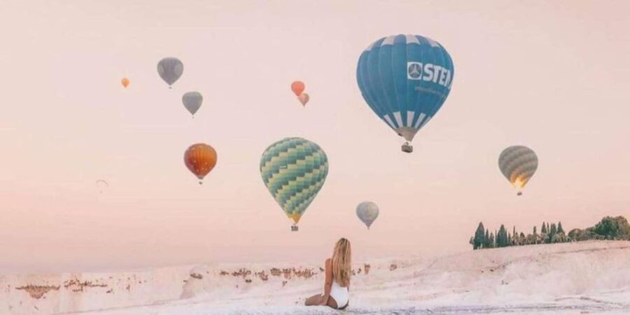 Antalya: Pamukkale Guided Tour With Optional Balloon Flight - Walking the white terraces