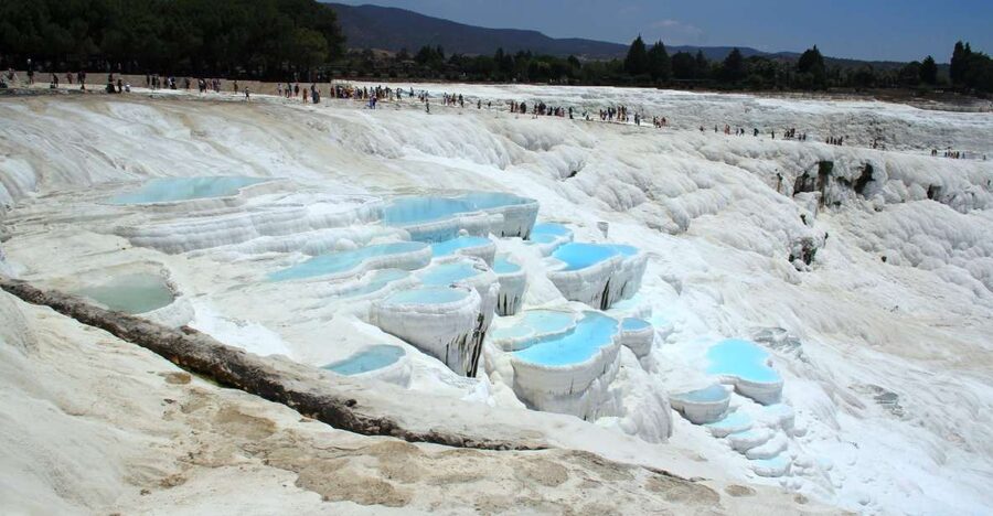 Antalya: Private Ancient Pamukkale and Hierapolis Tour - Thermal water and the swimming question