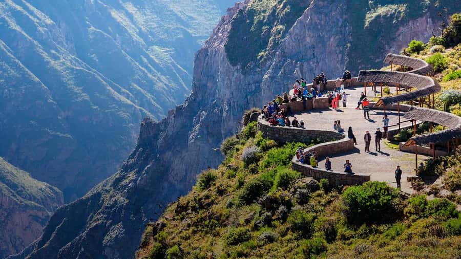 Arequipa: 1-Day Colca Canyon + Thermal Baths Tour - One hour for hot springs, a zipline, or a walk