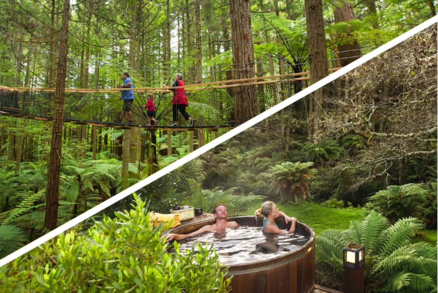 Auckland: Rotorua Highlights w Redwoods Treewalk & Hot Tubs - A quick look at Tīrau’s corrugated-iron character