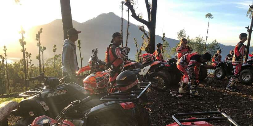 Bali: ATV Batur Sunrise, Lava, Pine Forest and Hot Spring - The 3 a.m. start and long ride to Mount Batur