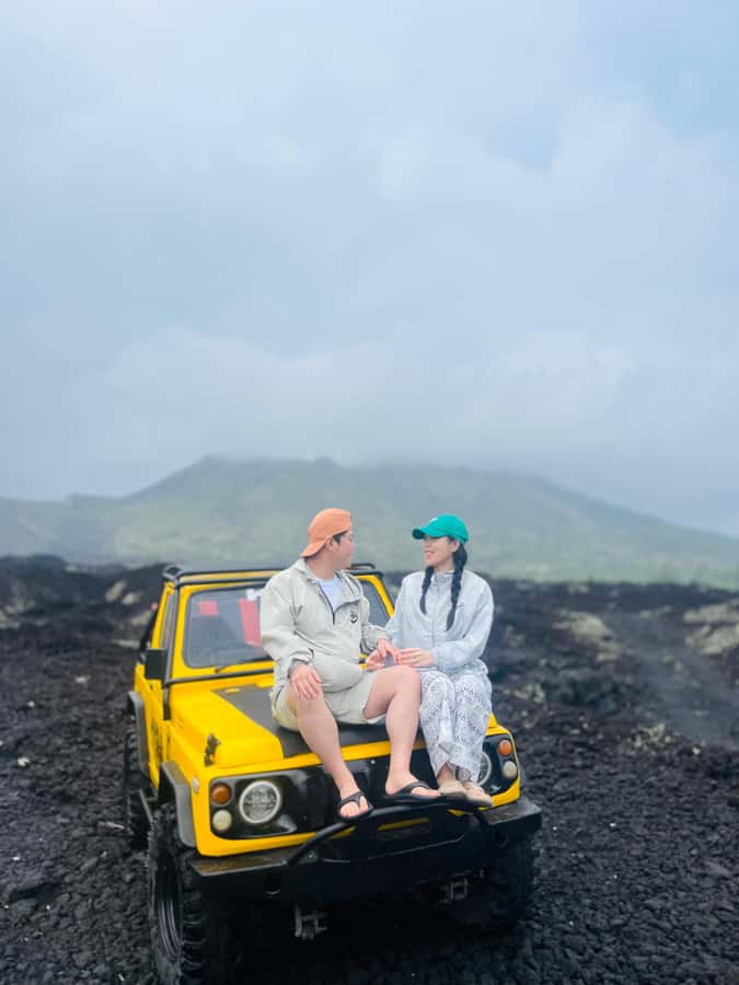 Bali: Day/Sunset Mount Batur 4WD Jeep and Natural Hot Spring - Transport, meeting points, and extra charges