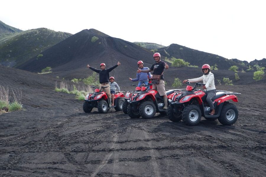 Bali: Mount Batur Quad Bike Tour and Natural Hot Springs - Private transport makes the day much easier