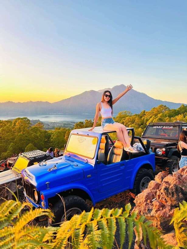 Bali: Mount Batur Sunrise Jeep Tour with Hot Springs - Sunrise at Mount Batur without the summit hike
