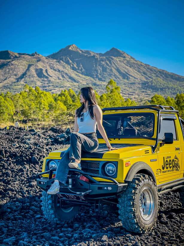 Bali: Sunset Mount Batur Jeep and Hot Spring All Inclusive - The Jeep ride through Mount Batur’s volcanic country