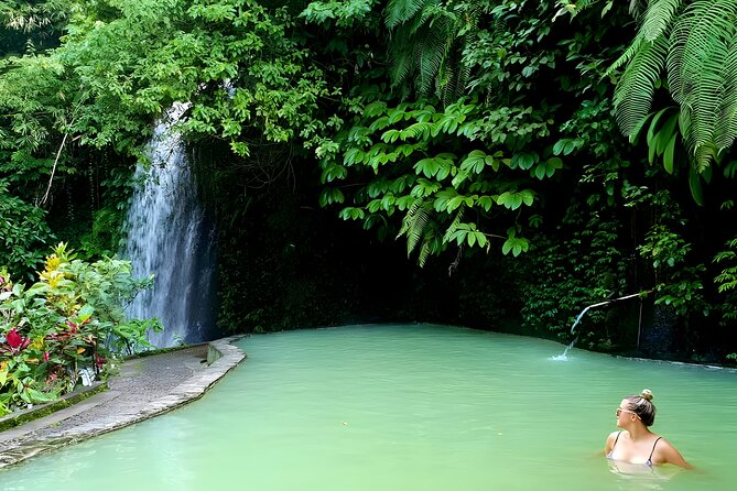 Bali Tour: Lake, Iconic Gate, Temple, Hot Spring and Rice Terrace - Angseri Hot Springs and a useful pause