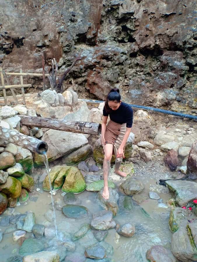 Bandung: Volcano Crater, Onsen Hot Springs, Mud Bath & Tea - Rengganis Ciwidey and the sulfur mud bath