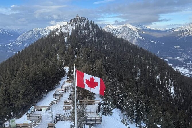 Banff/Canmore:Gondola,Hot Water Spring,Bow Fall,Iconic Lakes Tour - Two Jack Lake: calmer water and Mount Rundle views