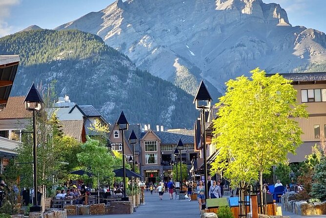 Banff Gondola Hot Springs Bow Falls and Three Lakes tour - Two Jack Lake and Mount Rundle views