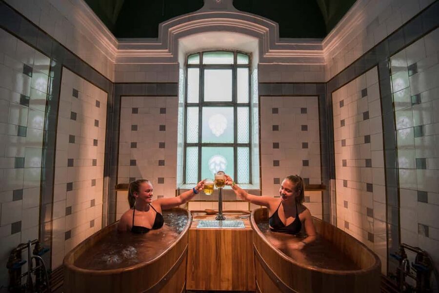 Beer Spa with optional Széchenyi Bath Tickets - A beer bath with a Budapest twist