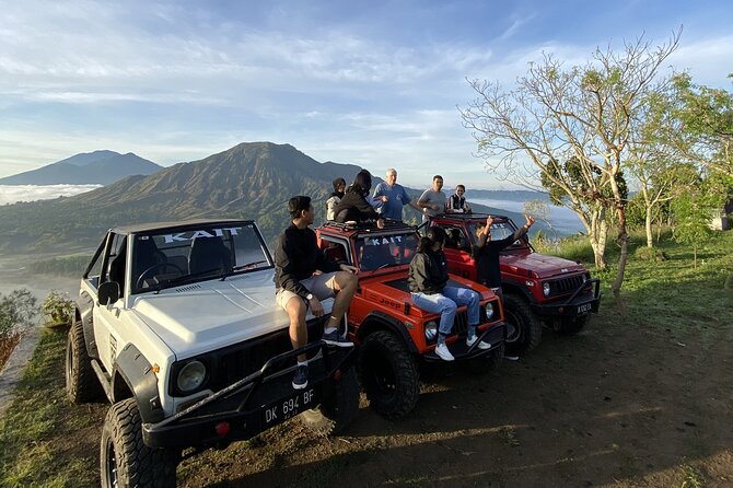 Best of Mount Batur Sunrise Jeep Tour & Natural Hot Spring - Reaching the 1,560-meter sunrise point by jeep