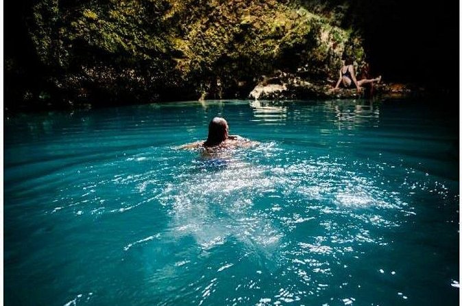 Blue Hole Mineral Spring plus Weed Farm Combo Tour with Transportation - What the two-hour Blue Hole stop feels like