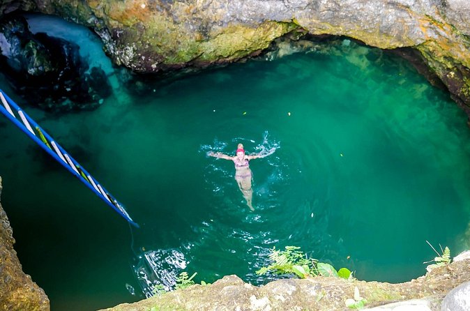 Blue Hole Mineral Spring, Ricks Cafe, 7 Mile Beach and Shopping Private Tour - Time Square Mall: an easy hour for shopping