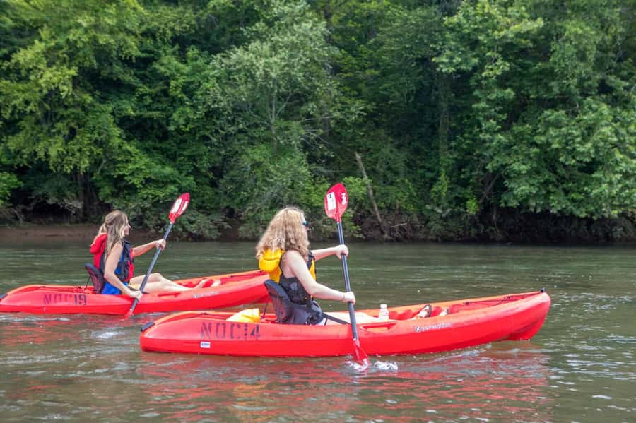 Bryson City: Fontana Lake Guided Kayak Tour - Getting comfortable in a single or tandem kayak