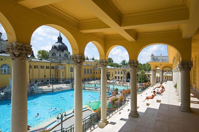 Budapest Széchenyi Thermal Spa Ticket - Towels, flip flops, swimsuits, and swimming caps