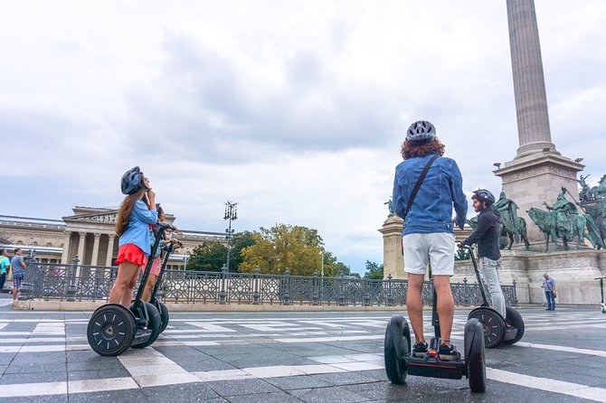 Citadella and Gellert Hill Segway Tour - Learning the Segway before the city ride