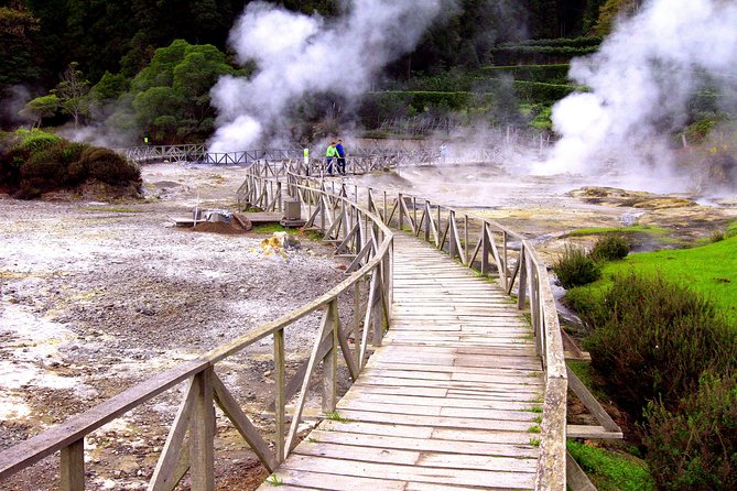 Couples PRIVATE Hybrid 4X4 Tour - Furnas (Inc Hot Springs and 3 Course Lunch) - More fumaroles and mineral spring water