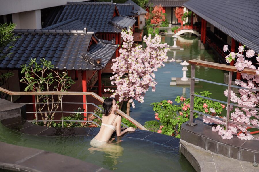 Da Nang: Mikazuki Water Park 365 with Onsen E-Ticket - Getting started at the ticket counter