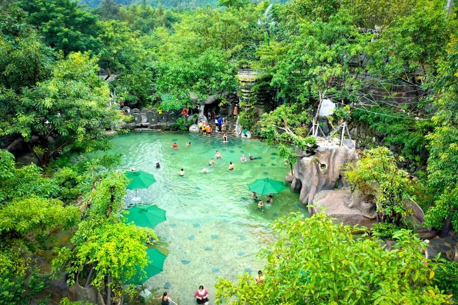 Da Nang: Than Tai Hot Spring Park E-Ticket - Start with the hot mineral bath