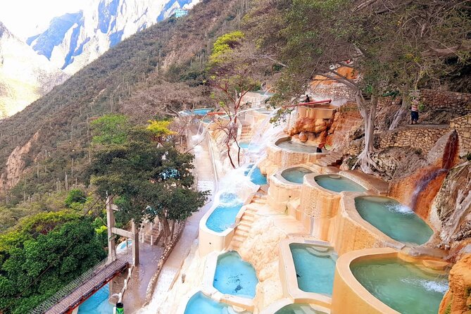 Day trip to Grutas Tolantongo Hot Springs - Entering the main cave and seeing its waterfall
