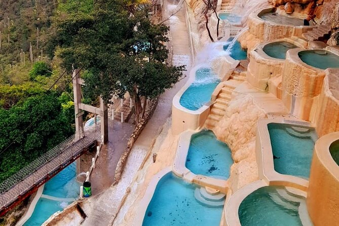 Day trip to Grutas Tolantongo Hot Springs - Suspension bridge and the best photo stops