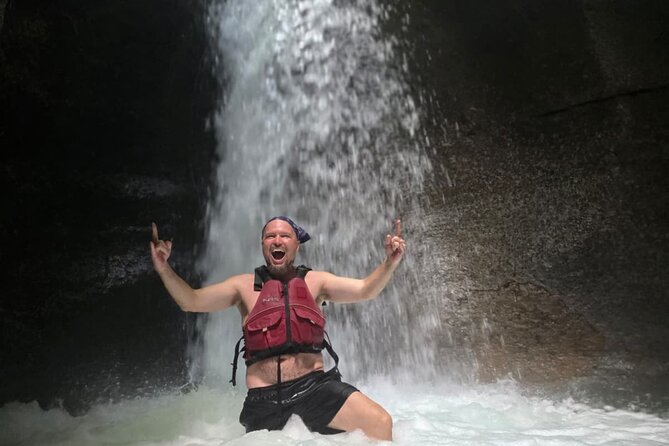 Dominica Waterfalls and Hot Springs Full Day Tour - Soaking at Ti Kwen Glo Cho