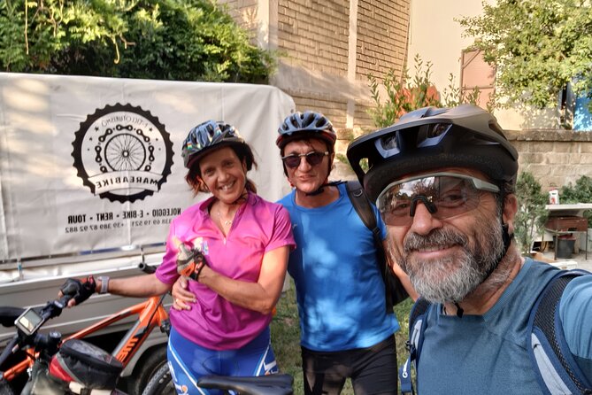 E-Bike Tour fortresses and mountains near the Free Baths of Saturnia - Riding through Bosco Rocconi