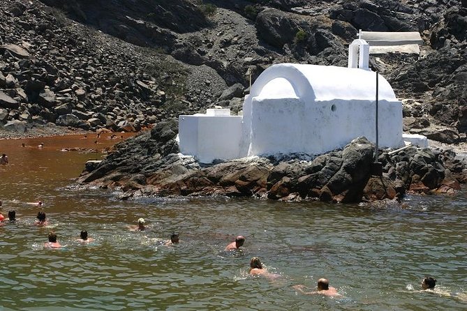 Early Season Experience: 3-hours Santorini Volcano and Hot Springs Trip - Getting from Fira’s Old Town to the water