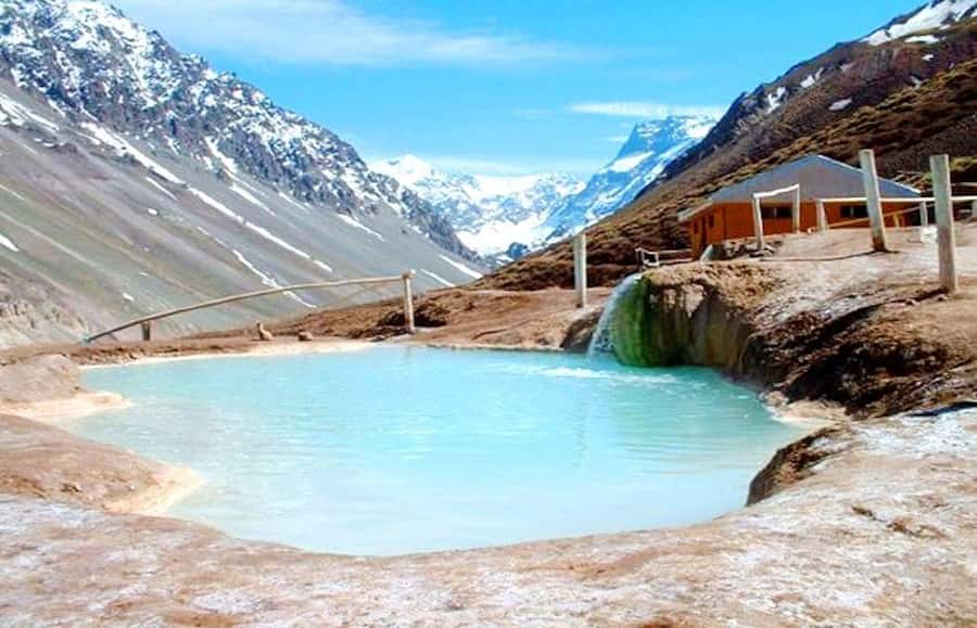 Embalse el Yeso + Termas de Colina with picnic - Full day - Key details to know before booking