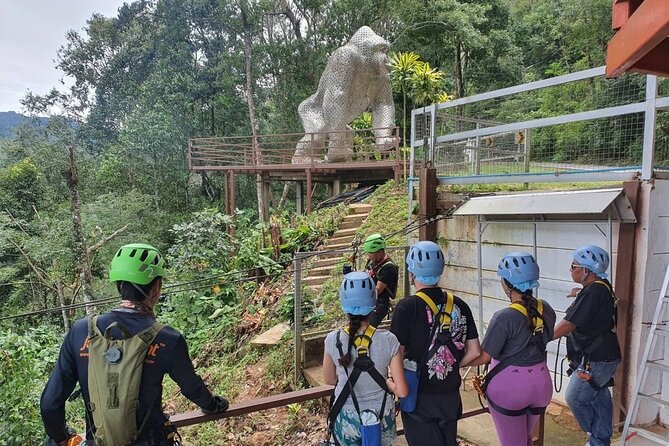 Extream Zipline @ Kingkong Smile and Dip in Hot Spring - Sankampaeng Hot Spring slows the afternoon down