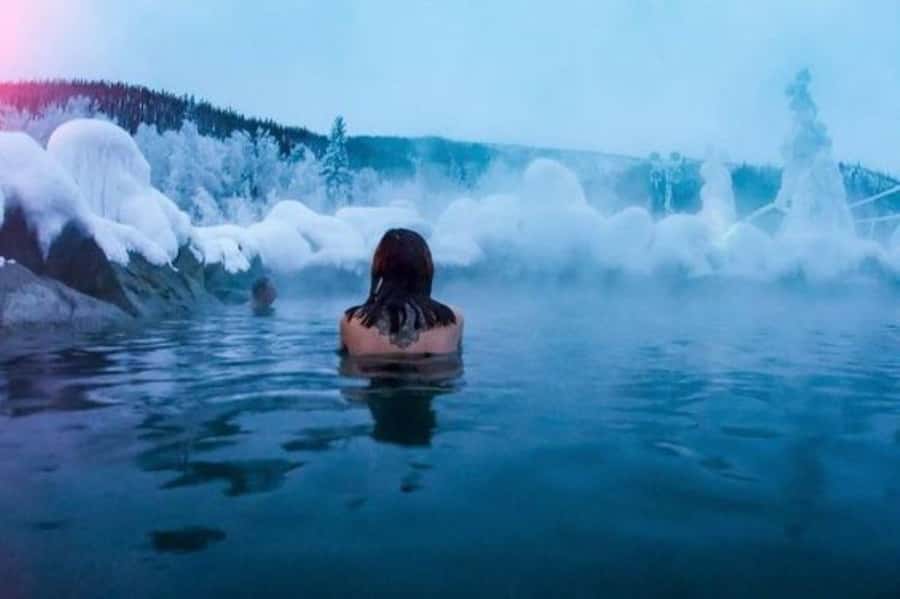Fairbanks: Northern Lights and Chena Hot Springs Tour - Dinner at the resort, with time limits