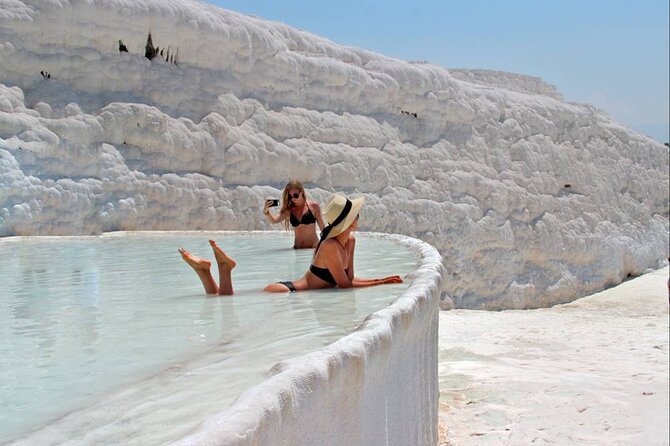 Fethiye Pamukkale Hierapolis Day Tour w/ Meals & Hotel Pickup - Walking across Pamukkale’s white terraces