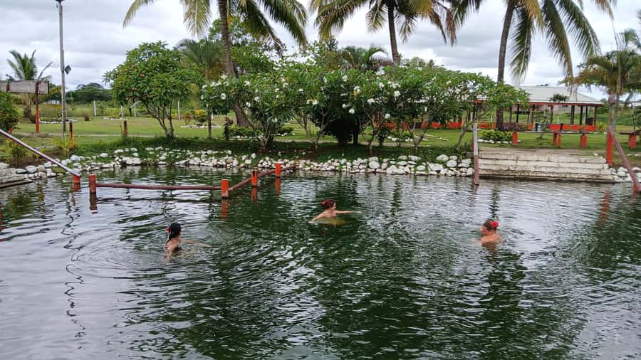 FIJI-NADI: Sabeto Tifajek Hot Spring and Mudpool Tour - The hot spring pools are the calm finish