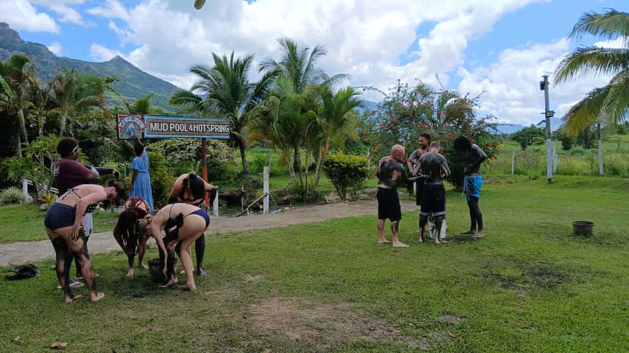 FIJI-NADI: Sabeto Tifajek Hot Spring and Mudpool Tour - Arriving along the dirt road
