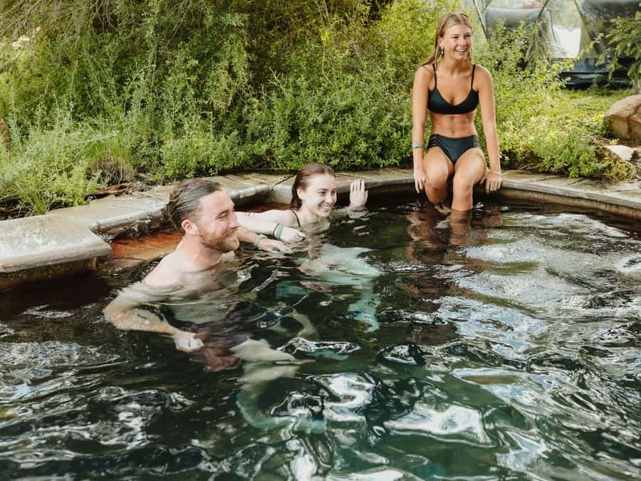 Fingal: Peninsula Hot Springs Entry with Lunch Credit - Geothermal water in a coastal setting
