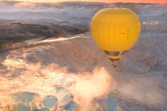 From Antalya: Pamukkale Day Trip w/Optional Balloon Flight - Watching the balloon prepare for takeoff