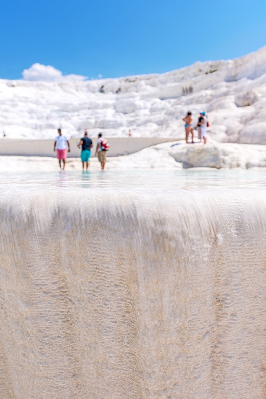 From City of Side: Pamukkale & Hierapolis Day Tour w/ Lunch - Walking through Hierapolis, the Holy City