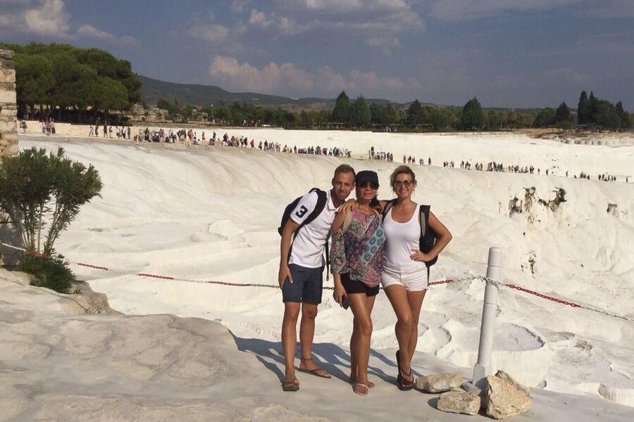 From Istanbul: Private Pamukkale and Hierapolis Day Tour - Seeing the white terraces up close