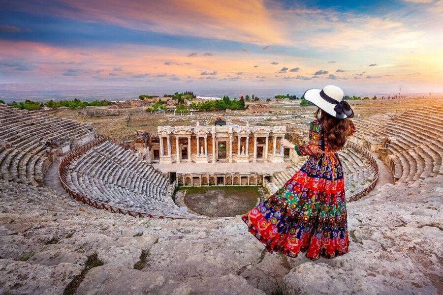 From Izmir: Guided Pamukkale Full-Day Tour with Lunch - Hierapolis, the ancient city above the springs