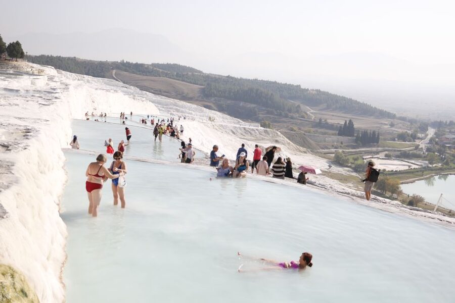From Izmir: Pamukkale Day Trip with Lunch - Why Pamukkale looks so white