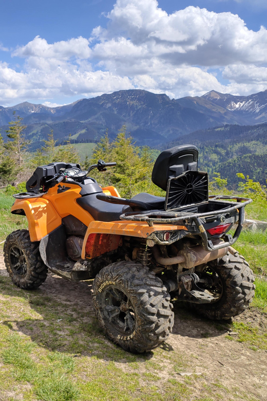 From Krakow: ATV/Snowmobile Ride, Shooting & Hot Springs - Chochołów and the first mountain views